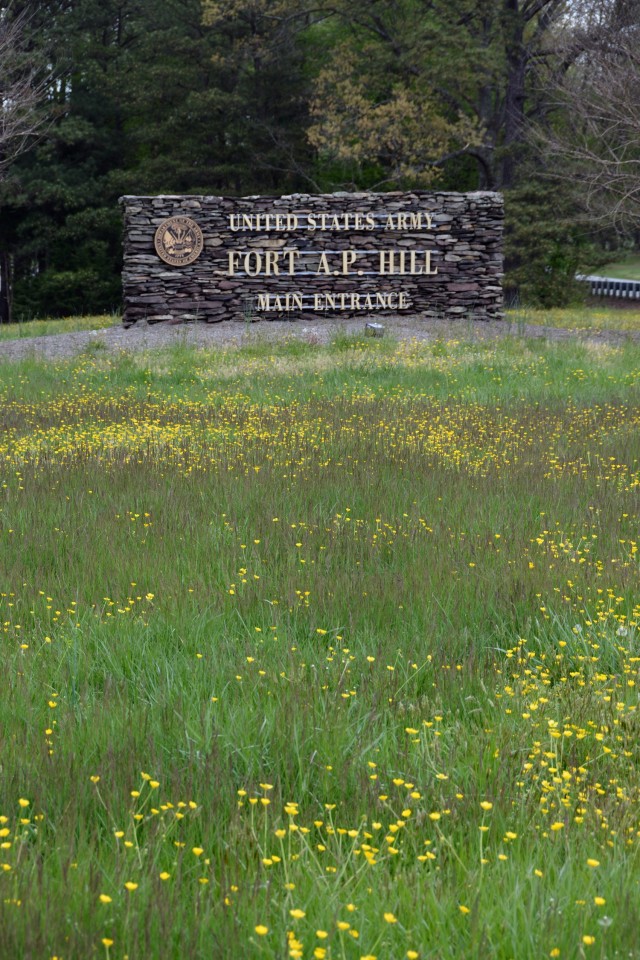 Fort A.P. Hill front sign