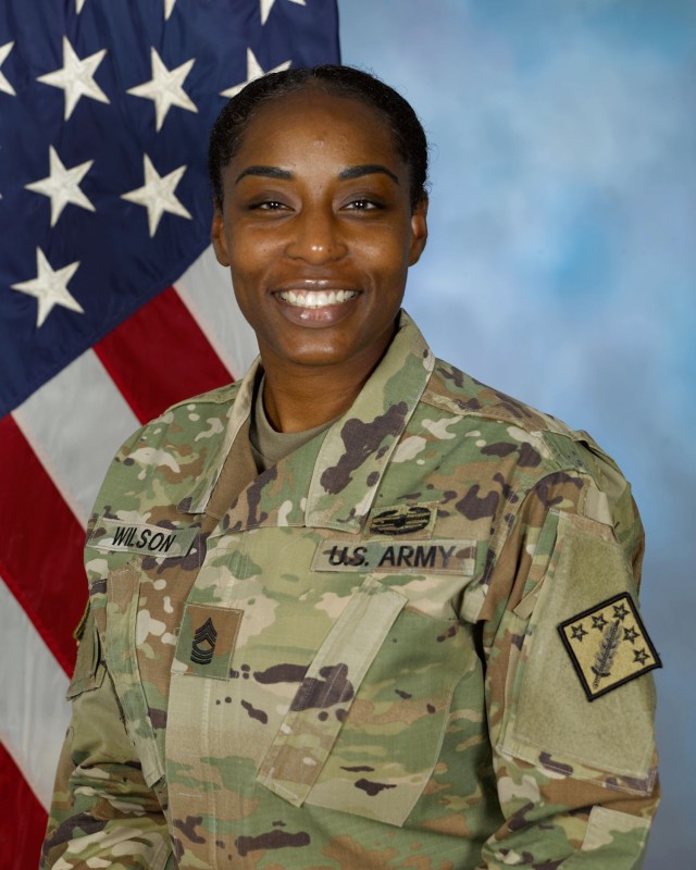 U.S. Army Master Sgt. Dawn Wilson, an Inspector general noncommissioned officer with the 20th Chemical Biological Radiological Nuclear Explosive Command at Aberdeen Proving Ground, Maryland, was selected as the Department of the Army Inspector General Noncommissioned Officer of the Year on April 15, 2021. (U.S. Army photo)
