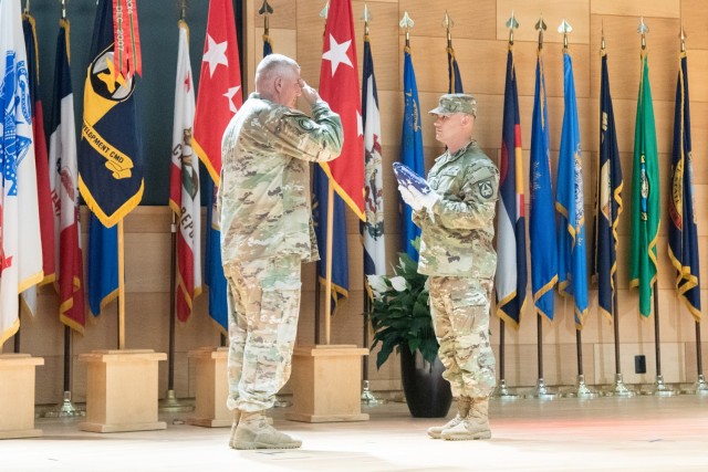 Maj. Gen. Peter Gallagher capped his 35-year Army career with a retirement ceremony on May 25, 2021, at Aberdeen Proving Ground, Md.  