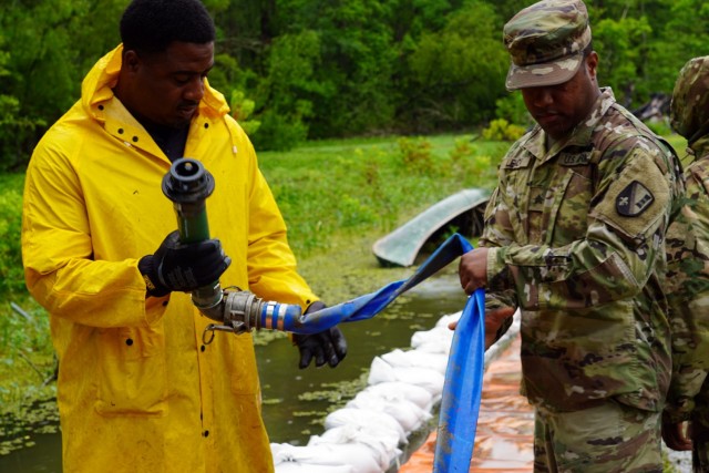 Louisiana National Guard responds to flooding
