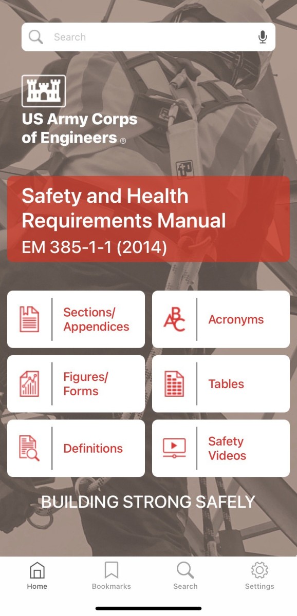 Searching The USACE Safety Manual, Easy As A-B-C | Article | The United ...