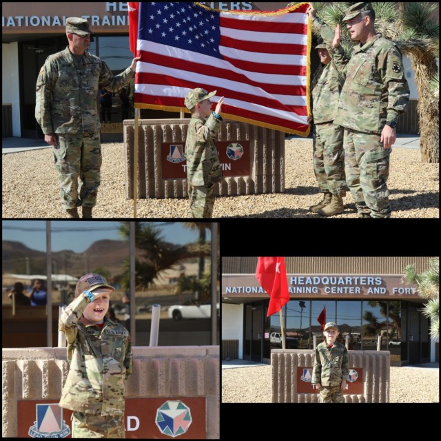 Eight-year-old Carson Gardner met with the Commanding General of the National Training Center and Fort Irwin, Brig. Gen. Curtis Taylor and was promoted to "2nd Lieutenant." Carson was provided an official Army uniform and name tag and went on to...