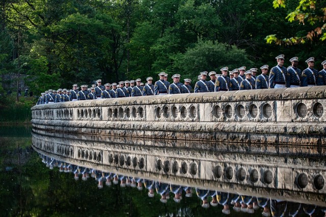 The U.S. Military Academy at West Point held its graduation and commissioning ceremony for the Class of 2021 at Michie Stadium in West Point, New York, May 22, 2021. This year, 995 cadets graduated. Among them were 13 international cadets. The class includes 240 women, 148 African-Americans, 78 Asian/Pacific Islanders, 88 Hispanics and 10 Native Americans. There are 152 members who attended the U.S. Military Academy Preparatory School (130 men and 22 women). There are 49 class members who are prior service, four of those are combat veterans. In attendance were commencement speaker Secretary of Defense Retired Gen. Lloyd J. Austin III, Acting Secretary of the Army John E. Whitley and Chief of Staff of the Army Gen. James C. McConville. (U.S. Army Photo by Ellington Ward)