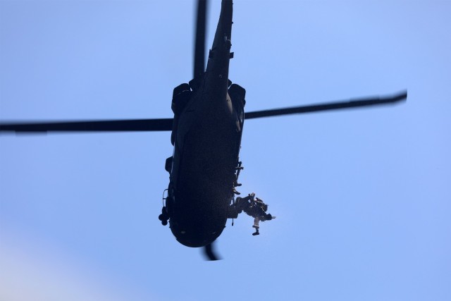 NCNG, 1st responders practice helicopter aquatic rescue