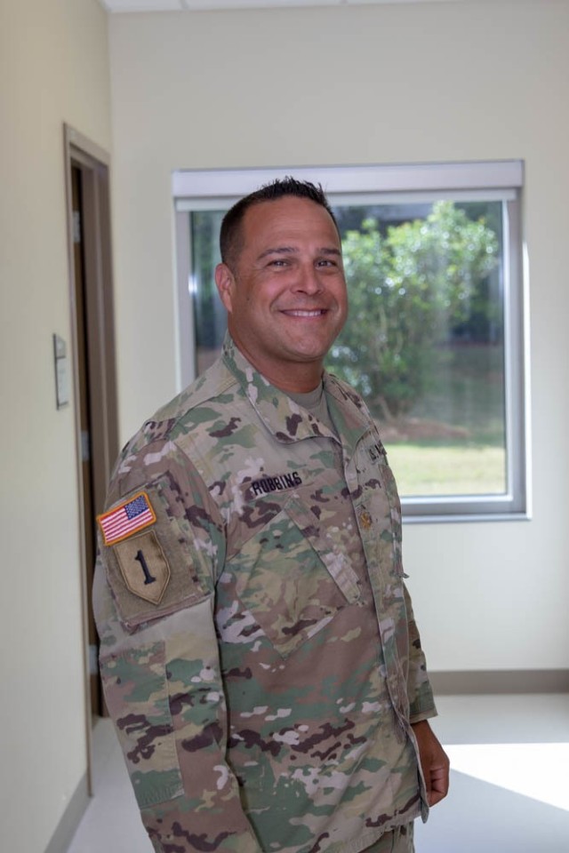 Martin Army Community Hospital Department of Rehabilitative Services Chief Maj. Travis Robbins. (U.S. Army photo courtesy of Ron Mooney)