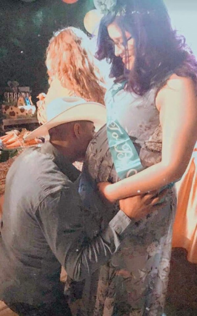 24-year-old Rubi Diaz discusses expecting her first child in Fort Irwin amid a pandemic in May 2020.