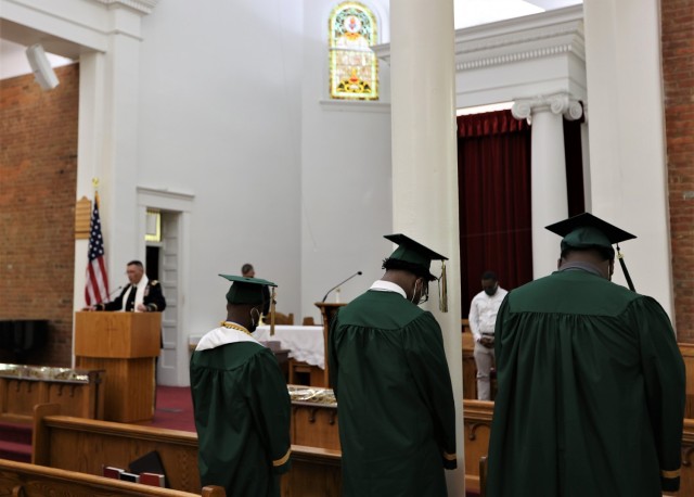 The 2021 graduating senior class of Fort Knox Middle High School was honored May 27 at a baccalaureate ceremony held at the post Main Chapel.