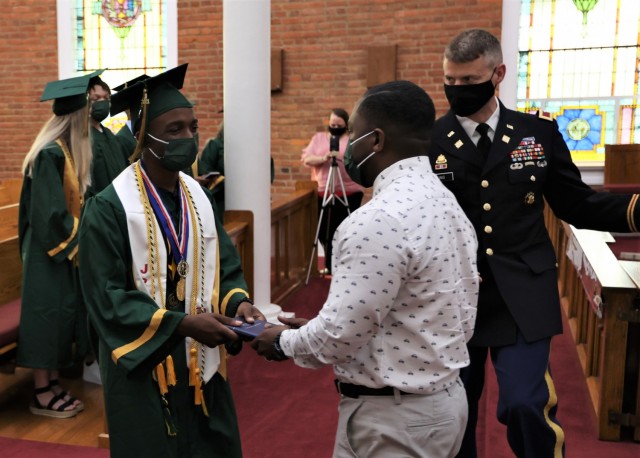 The 2021 graduating senior class of Fort Knox Middle High School was honored May 27 at a baccalaureate ceremony held at the post Main Chapel.