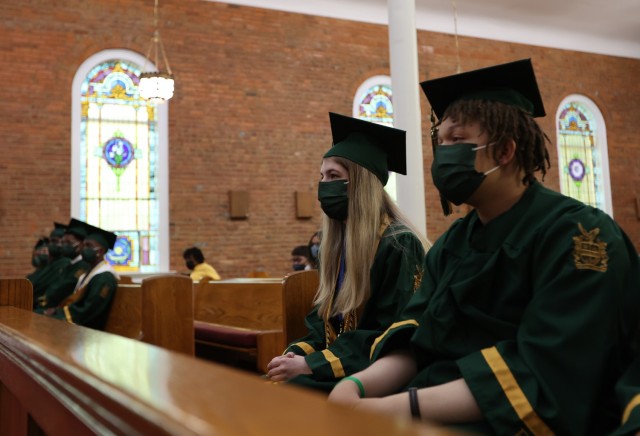 The 2021 graduating senior class of Fort Knox Middle High School was honored May 27 at a baccalaureate ceremony held at the post Main Chapel.