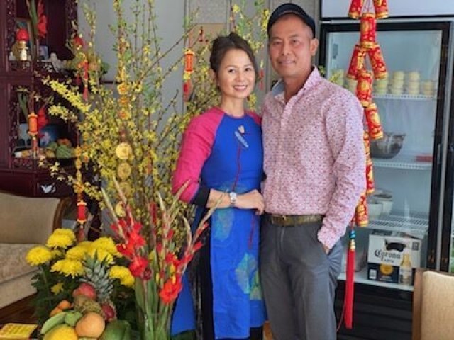 Quynh (left) and her husband, Khanh (right) at their store in California. Both Spc. Ryan Do’s parents grew up Da Nang, Vietnam during the Vietnam War. After their Families fled to Hong Kong, they arrived in the United States. The pair met at a...
