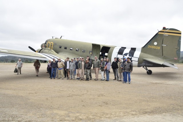 The Estrella Warbird Museum flew in passengers from their Paso Robles airfield to join the Fort Hunter Liggett 80th Anniversary Open House,  May 15, 2021.