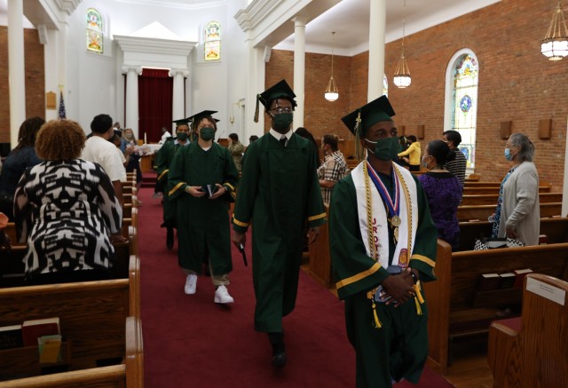 The 2021 graduating senior class of Fort Knox Middle High School was honored May 27 at a baccalaureate ceremony held at the post Main Chapel.