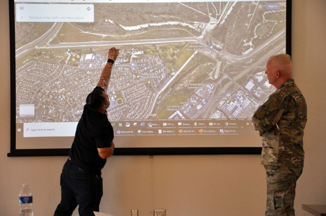 Corps general speaks at ceremony honoring project completion, tours other LA District project sites