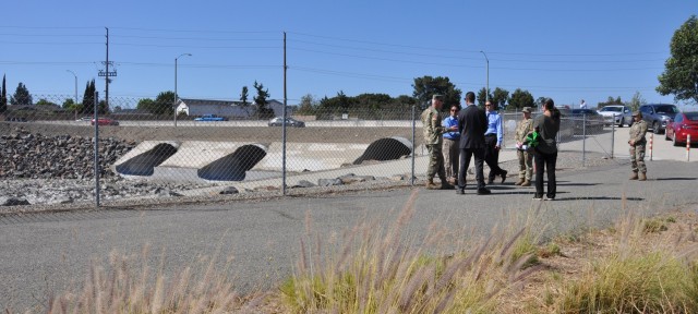 Corps general speaks at ceremony honoring project completion, tours other LA District project sites