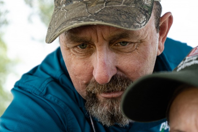 Keith Mangus, Applied Aquatics, project manager with 24 years or expertise in the field and a love of wildlife photography is dedicated to conservation. Mangus, views the Spray Tracker Platform developed by FWC’s Andrew Dew detects and collects...