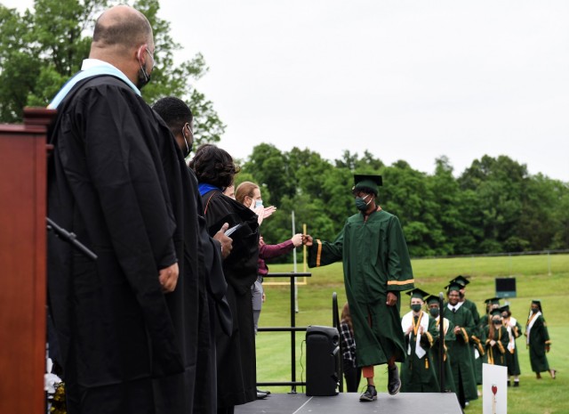 Fort Knox Middle High School celebrates Class of 2021 successes at in-person graduation