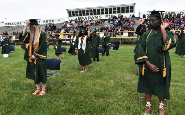 Fort Knox Middle High School celebrates Class of 2021 successes at in-person graduation