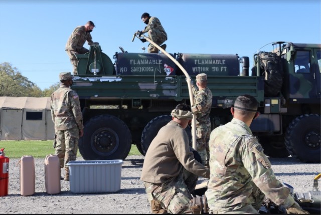 541st Trans. Co. trains 1st BCT on Fuel Distribution 