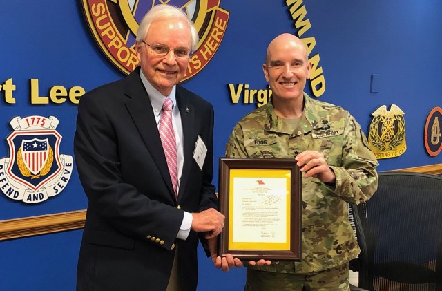 New award recognizes community contributions to Fort Lee