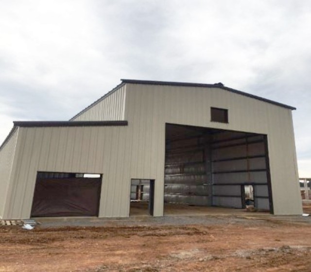 A  new structure was erected in the Nichols Industrial Complex at Anniston Army depot as a part of the Defense Generator and Rail Center. The structure will serve as a wash rack. 