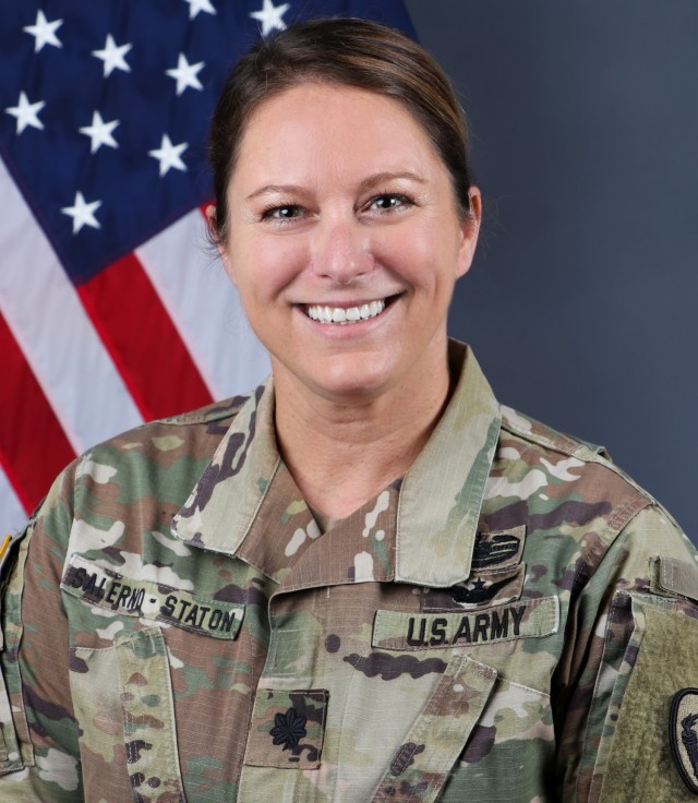 Lt. Col. Erika L. Salerno, Organization and Personnel Force Development Directorate deputy director, U.S. Army Aviation Center of Excellence, Fort Rucker, Alabama.