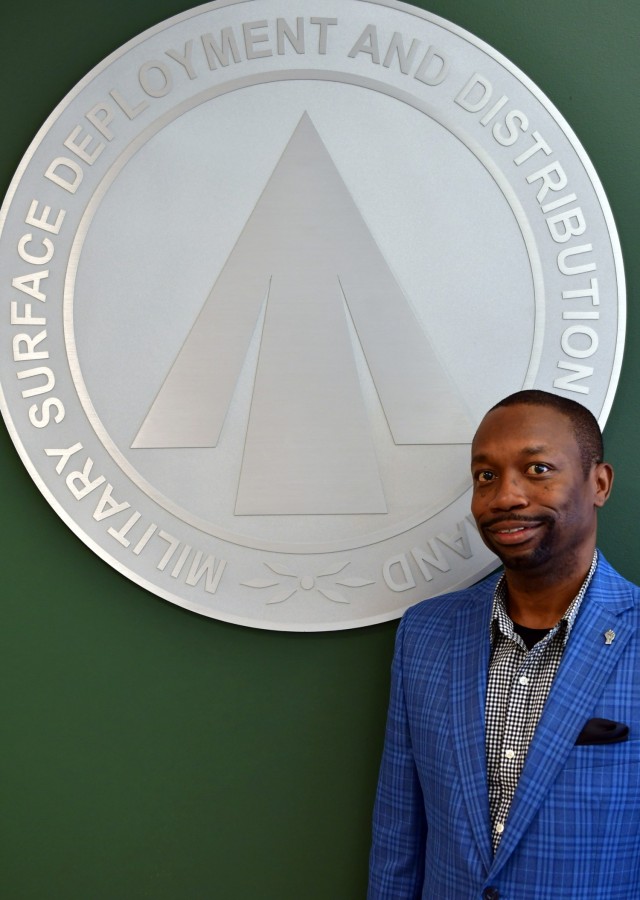 Gary Shuler, a logistics management specialist with the Military Surface Deployment and Distribution Command's Logistics Division, was recently selected to participate in the Office of the Secretary of Defense Sustainment Fellowship Program. (U.S. Army photo by John Orrell)