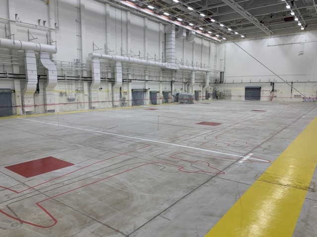 The Far East District engineer team passed a major milestone in the construction of project AV051 CY16 ROKFC In-Kind, A05R507, 3rd Military Intelligence Aircraft Maintenance Hangar Complex, by successfully completing a High Expansion Foam Dump...