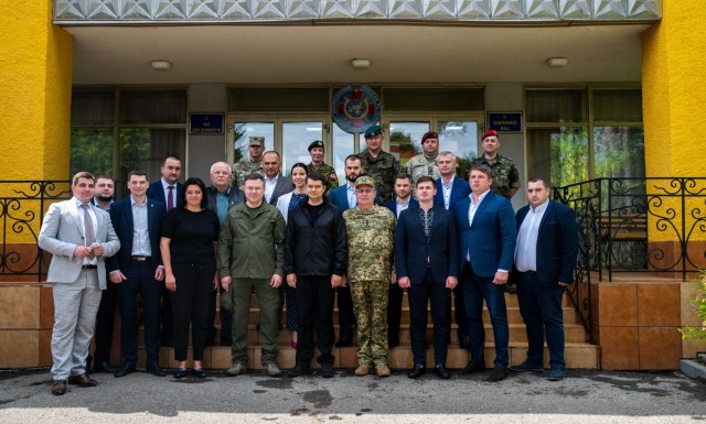 Dmytro Razumkov, Chairman of the Verkhovna Rada, visits IPSC