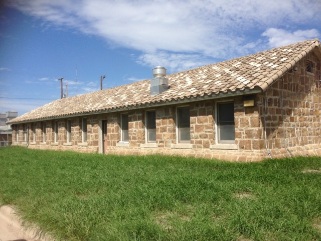 The 63rd Readiness Division Cultural Resources Management team protects a wide variety of historic properties across a seven-state area including buildings such as this Rock Building in Laredo, Texas, which was built in 1942 by the Works Projects...