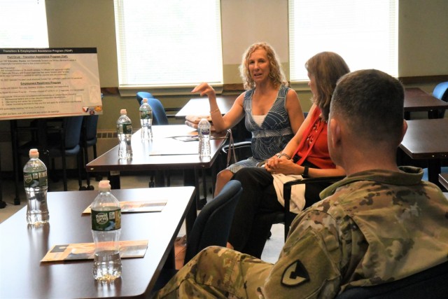 Soldier, family support services at Fort Drum focus of FORSCOM commander, spouse tour 