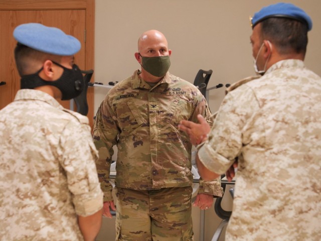 The 111th Theater Engineer Brigade, currently deployed to the CENTCOM Area of Operations, aims to continue the ongoing U.S. partnership with the Jordanian Armed Forces. Recently, members of the 111th TEB leadership team met with JAF Corps of Engineer leaders to discuss their shared goals and opportunities to train together.
