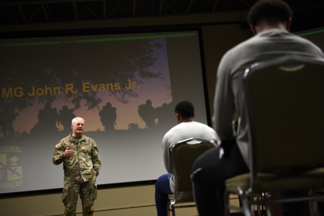 University of Louisville football team tackles Fort Knox training, meets with fans