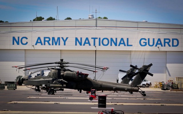 The 1-130th Attack Battalion, 449th Combat Aviation Brigade conducts aerial gunnery qualifications during their annual training at Fort Bragg, N.C., June 8-15, 2021. The 1-130th AB Panthers returned home after successfully qualifying twenty-two...