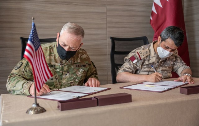 West Virginia, Qatar formalize military partnership