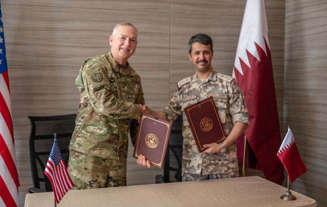West Virginia, Qatar formalize military partnership