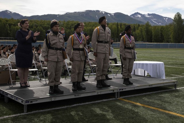 Cadets graduate from Alaska Military Youth Academy