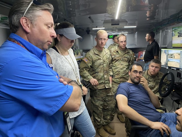 Soldiers from the 18th Field Artillery Brigade give valuable feedback to subject matter experts from the U.S. Army Combat Capabilities Development Command&#39;s Aviation & Missile Center and Ground Vehicle Systems Center.