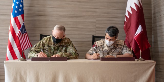 West Virginia, Qatar formalize military partnership