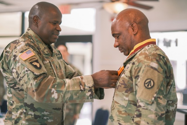 Commander recognized for contributions to Transportation Corps  