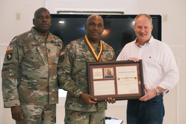 Rapid Supporter inducted to Military Order of Saint Christopher