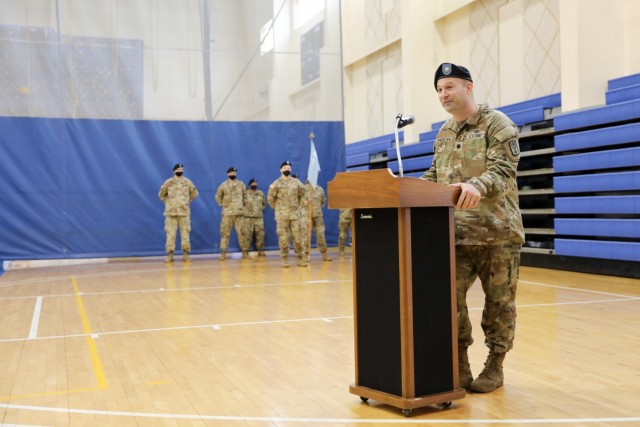 Lt. Col. Dave Hazelton Gives Speech