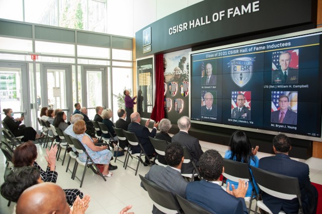 C5ISR hall of Fame Class of 2021 unveiling.