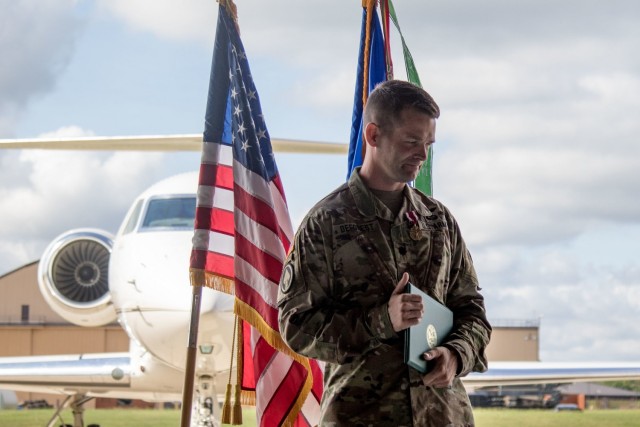 The United States Army Priority Air Transport Command (USAPAT) commemorated the service of LTC Andrew DeForest as its outgoing commander and welcomed LTC Ethan Loeffert as the incoming commander in a Change of Command Ceremony at Joint Base...