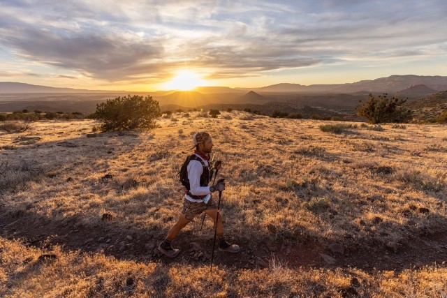 Ryan Ingham, electronic technician with U.S. Army Yuma Proving Ground's meteorology team, recently completed the Cocodona 250, the longest ultramarathon in the nation to date.