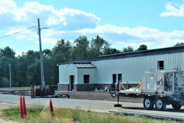 Construction of a fitness facility at the Fort McCoy running track is shown June 15, 2021, on the cantonment area at Fort McCoy, Wis. MDM Construction, headquartered in Rockford, Ill., is the contractor for the construction. They were awarded the...