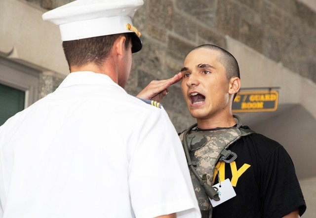 One of the U.S. Military Academy at West Point’s most time-honored traditions, new cadets are required to report to the senior cadets, the cadets in the red sash,  during Reception Day to demonstrate fundamental military skills under pressure....