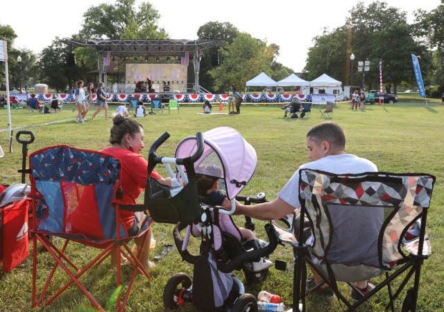 Family enjoys Fort Knox Fourth of July Celebration