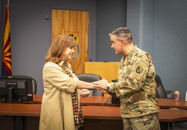 ABA president visits OSJA, explores military attorney services