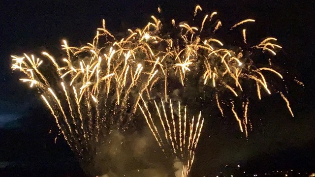 The fireworks were the big finish to a 2-day Independence Day celebration.