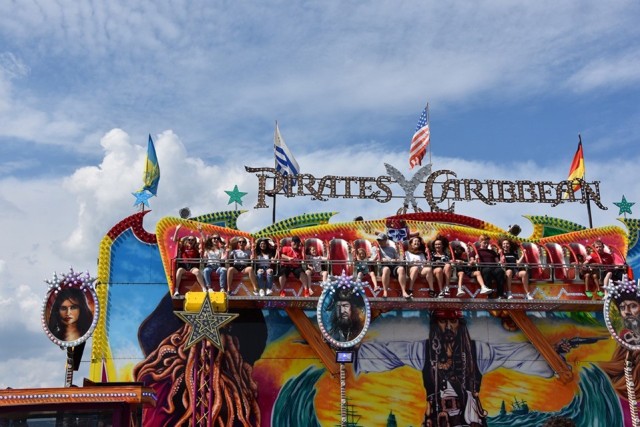 One of the many rides at the fest.